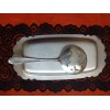 Select Rogers Cranberry Set, Gravy Boat /Tray, Pumpkin Salt Pepper,