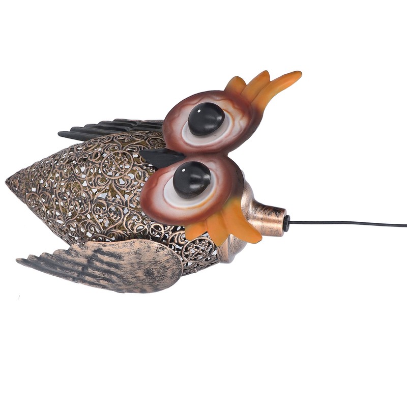 Hanging Solar Light LED IP55 Waterproof Night Owl Design Peaceful