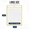 Essex Wares - 6 Pack, Yellow, Dry Erase Pocket Document
