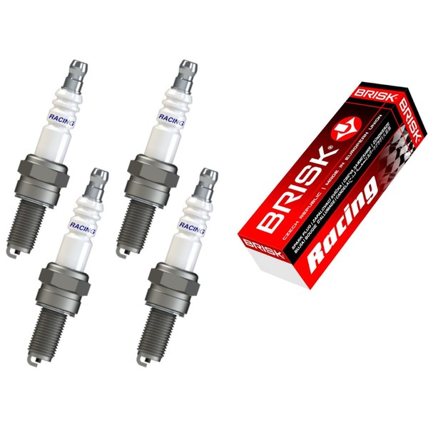 BRISK Premium Racing AR10C-OE 2156 Spark Plugs (Pack of 4)