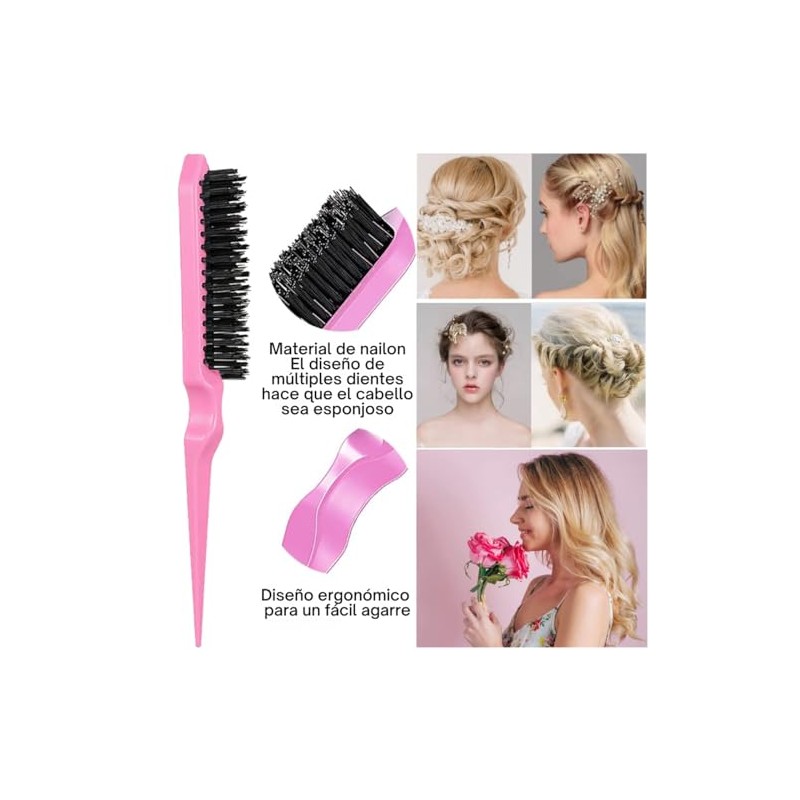 Juego de 7 peines para peinar el cabello, cepillo para