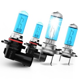 SPBRTBUB headlight bulbs Compatible With Mazda CX-7 2007 2008 2009 2010 2011 2012, 9005 H7 Halogen Headlight High and Low Beam, Plug N Play, Halogen Headlamp Replacement, 4-Pack