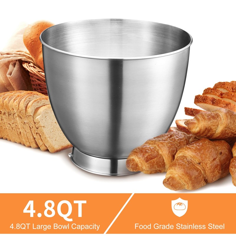 Geek Chef Electric Stand Mixer, 4.8QT 12 Speeds Tilt-head Food