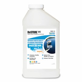 Restore WC Phosphorus Inactivator - Phosphate Removal and Water Clarity Solution for All Water - Controls Algae Blooms - Fish and Wildlife Safe - Easy DIY Use - No Water Restrictions
