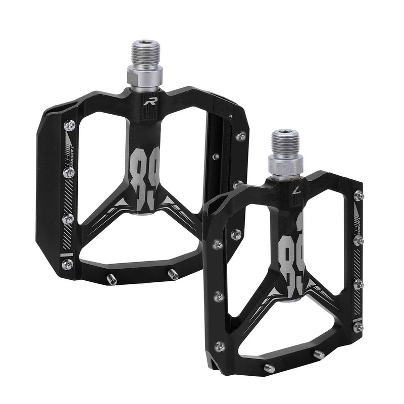 Enlee 2pcs Mountain Bike Pedals NonSlip DU Bearing Lightweight Bicycle