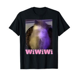 Funny wiwiwi cat meme viral gen z trend brainrot T-Shirt