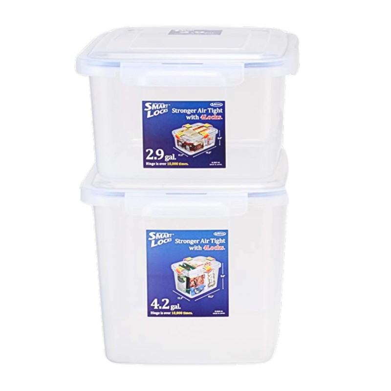 Lustroware Large Capacity Airtight Food Storage Container Set of 4