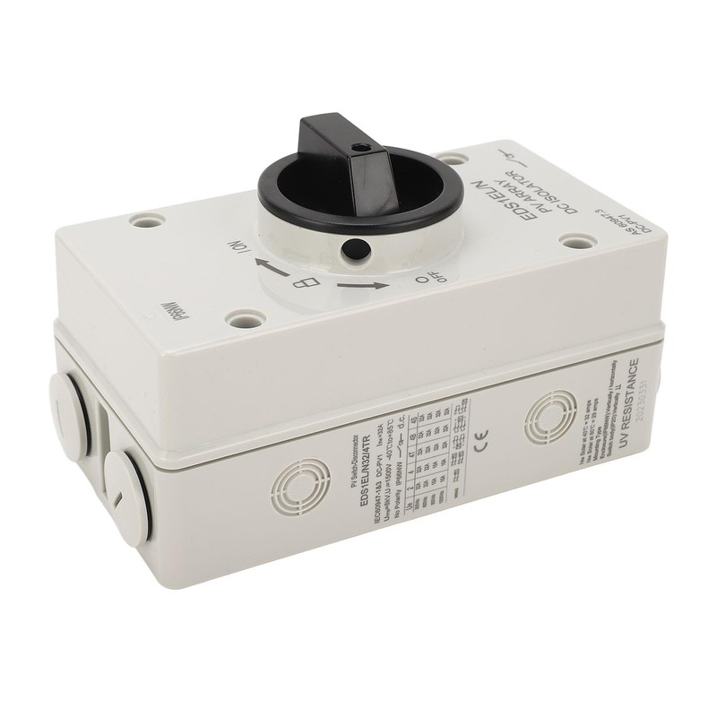 Topyond PV DC Quick Disconnect Switch, 32A IP66 Waterproof Solar