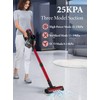 VYKLO V8 Cordless Vacuum Cleaner, Powerful Suction Stick Vacuum, 55Mins