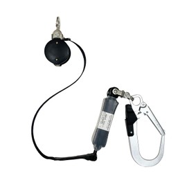 Polymer Gear DRNC-M-51S-8R-NB New Standard Full Harness Lanyard Navy Continuous Winding Anti-Winding No Lock No. 8 Reverse Hook Rotation Connection Ring Lanyard Length: 63.0 inches (1600 mm)