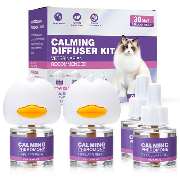 Tcllka Cat Calming Pheromone Diffuser Effectively Relieve Anxiety Stress Cat