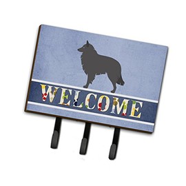 Caroline's Treasures BB8301TH68 Groenendael Belgian Shepherd Leash or Key Holder, Triple, Multicolor