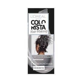 L'Oreal Colorista Hair Makeup Silver Grey Brunette Temporary Hair Colour 30ml