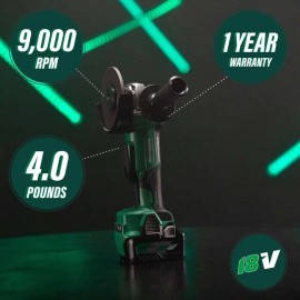 Metabo Hpt 18V Brushless Li-Ion 4-1/2In Grinder (Bare Tool)