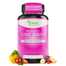 Pure By Nature One-Daily Multi-Vitamin for Women, 60 Count