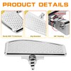 Chrome Rear Passenger Foot Pegs Floorboards Floor Boards for Harley