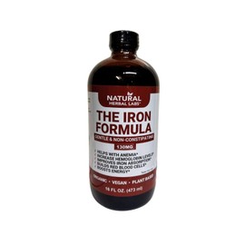 Natural Herbal Labs The IRON Formula By Natural Herbal Labs, Plant-Based. Boosts Energy 16 oz