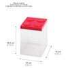 omada Design Confetti or candy container, Brick type, in transparent