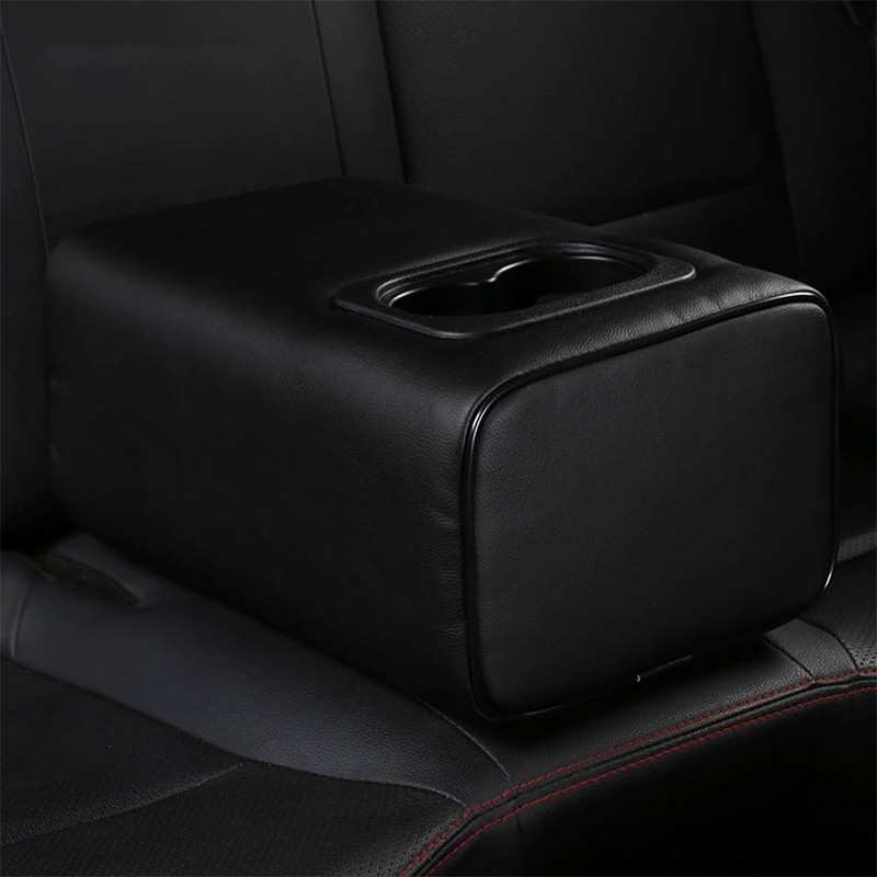TDOFYH Car Rear Seat Armrest 2 Row Console Box with