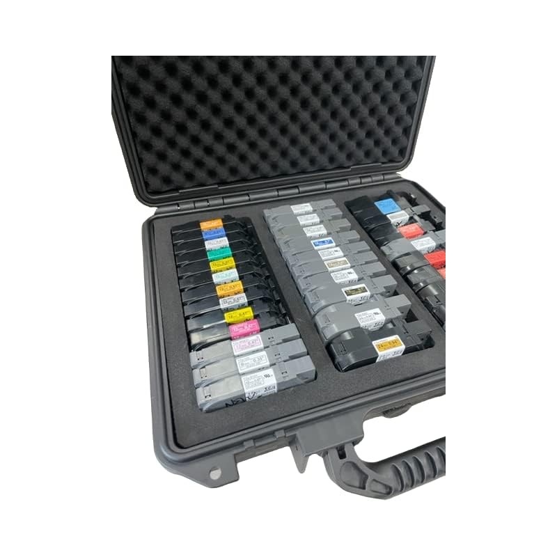 Protective Custom Label Tape Carrying Case for TZe P-Touch Tapes