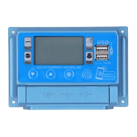 MPPT Solar Charge Controller 12V 24V 36V 48V 60V Self Adaption Dual USB Photovoltaic Panel Regulator with Bluetooth 30A