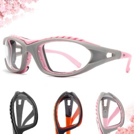 [ESAVIA] Pollen Countermeasure Glasses, Good Sealability, Anti-Fog, Pollen Prevention Glasses, Blue Light Cut, UV Protection, Fluffy Glasses, Pollen Glasses, Women's, Men's, Splash Prevention Glasses,