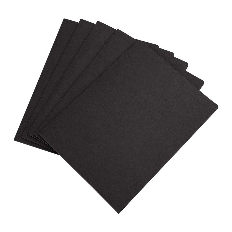 10 Pcs Two Pocket Folders Letter Size Kraft Paper Folders