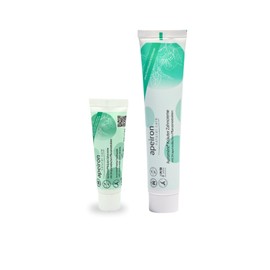 Apeiron Auromère Kräuter-Zahncreme Set, 75ml + 20ml Reisegröße, Vegane Fluoridfreie Zahnpasta, Ayurvedische Naturzahnpflege mit Neem und Peelu
