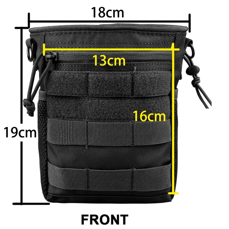 JETEDC MOLLE Dump Pouch, Storage, Military Pouch, Storage Belt Bag,
