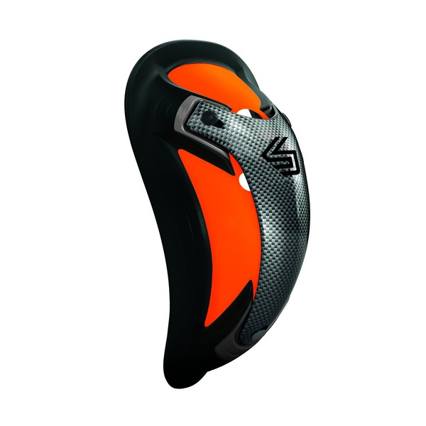 (Small, Black) - Shock Doctor Ultra Pro Carbon Flex Multi-Layer Protection Cup Black/Orange Small