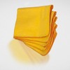 Milosc Pack of 24 100% Cotton Cleaning Cloth Jumbo Yellow