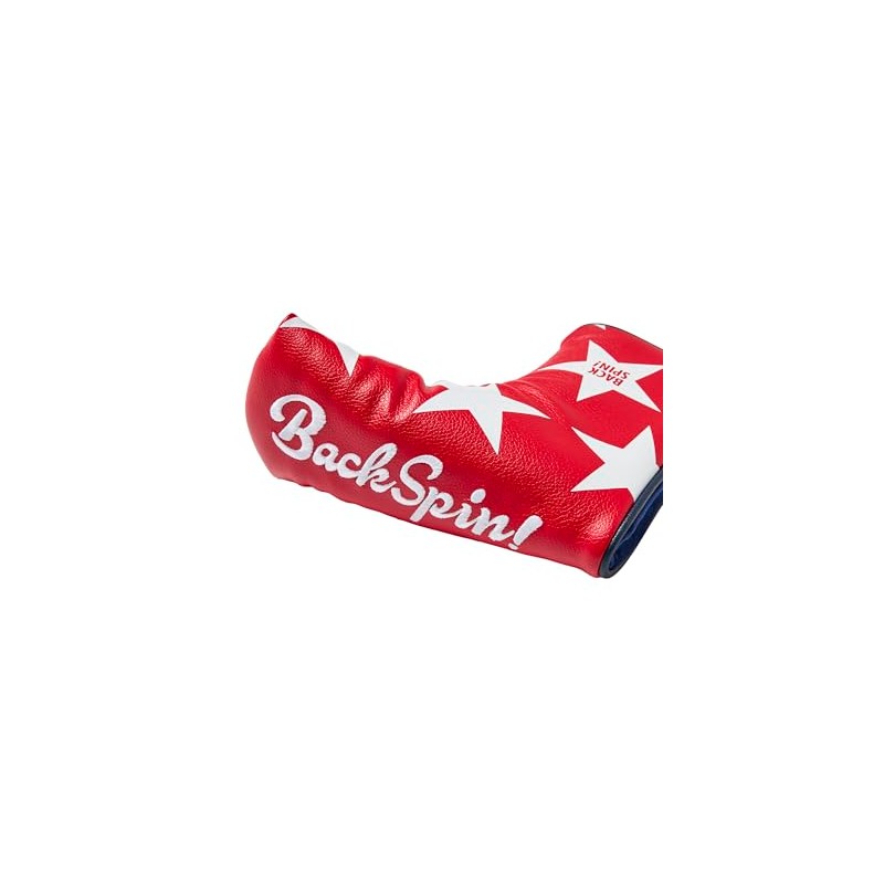 BACK SPIN! Star Pattern Putter Club Headcover Back Spin (Red