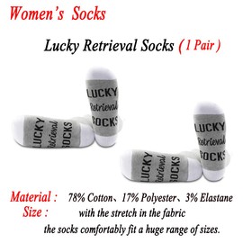 JXGZSO 1 Pair IVF Socks Lucky Transfer Socks Lucky Retrieval Socks Fertility Socks IVF Transfer Day Gift (Lucky Retrieval Socks 1 Pair)