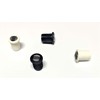 Mortise Type Round Magnetic Catch in Black - 10 Pack
