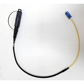 Corning OptiTap Hardened Male Connector to SC/UPC Test Jumper Singlemode 2 feet