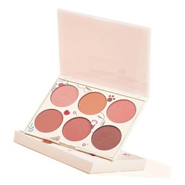 6 Color Blush Palette Women Makeup Contour Highlight Matte Face Blush Powder Pigmented Cosmetics Gift (Paleta de rubor de 6 colores)