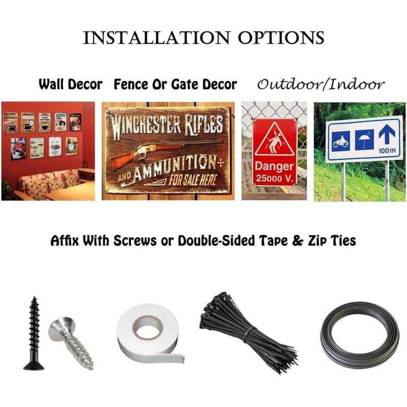 Ice Sold Here Sign Wall Decor Warning Plaque 8x12 Inch