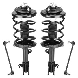Front Strut Assembly & Sway Bar Links for 1999-2004 Honda Odyssey, Shock Absorbers Replace 171597 171598 4PCS