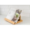 Lipper International 8815 Bamboo Wood and Acrylic Cookbook Holder, 12-1/2"