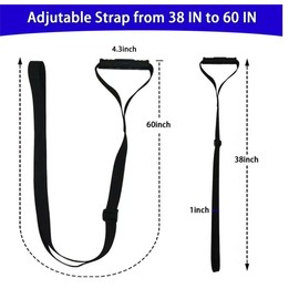 DanVirtuous 2 Pcs Kayak Stand Up Assist Strap Canoe Drag with Handle Adjustable Pull Rope Boat Standing Aid Dragging Accessories Towing Handles Multi-Purpose Strap Kayak/Canoe Water Sports