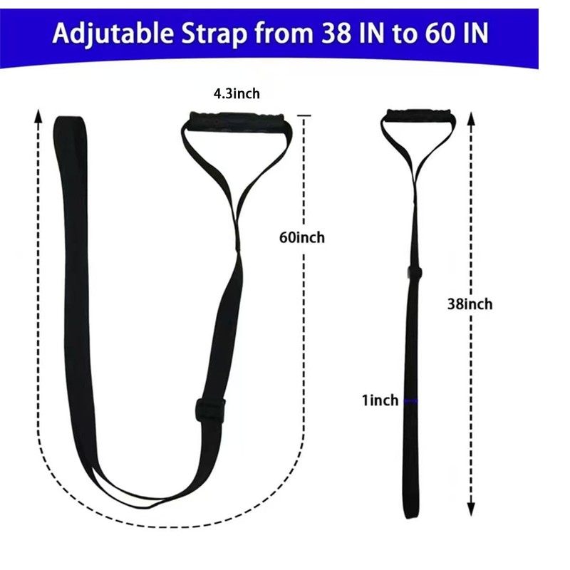 DanVirtuous 2 Pcs Kayak Stand Up Assist Strap Canoe Drag