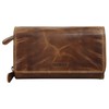 BAGAN Women's Wallet Genuine Leather Brown – 020797