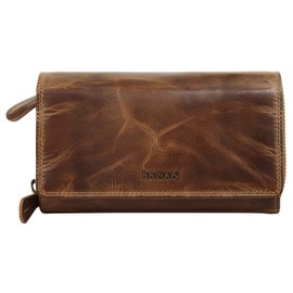 BAGAN Women's Wallet Genuine Leather Brown – 020797