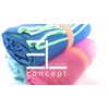 E.L.concept Ribbed Sports Towel Sauna Beach Children Microfibre Textured Compact