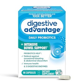 Digestive Advantage IBS Probiotics For Women and Men, Probiotics For Digestive Health & Intensive Bowel Support with Digestive Enzymes For Gut Health,