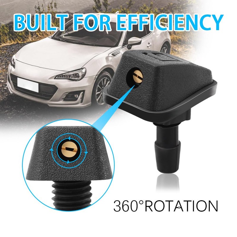 Mearo 2PCS Windshield Washer Nozzle, Windshield Sprayer Nozzle, Automotive Wiper