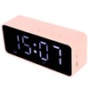 Alarm Clock Bluetooth Speaker Distortion Free USB Charging Mirror Display
