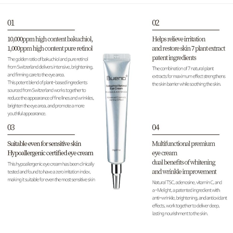 Bueno+ Crema Para Ojos Con Retinol Bakuchiol 20 G |