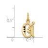 Unbranded 14K Yellow Gold Initial G Charm C565G