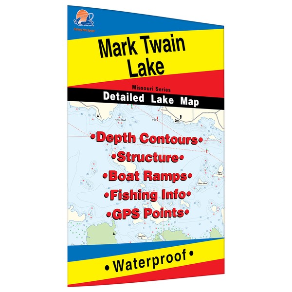 Mark Twain Lake Fishing Map